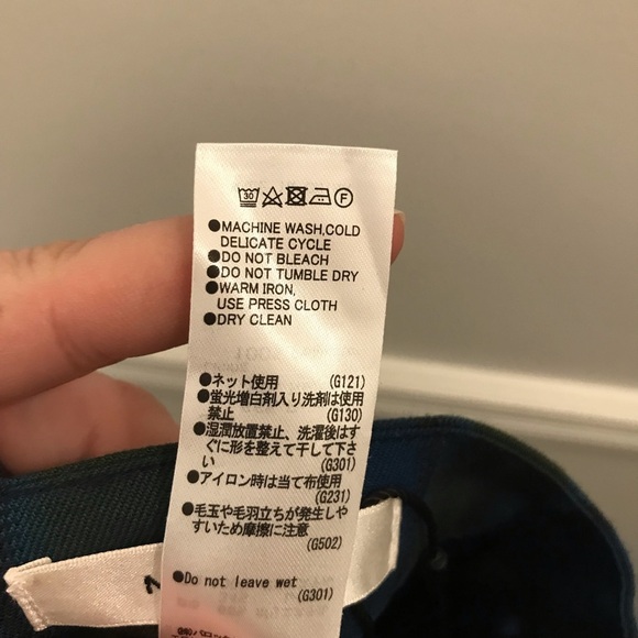 MOUSSY Plaid Skirt 1 Small blue green a-line pockets - Picture 8 of 9